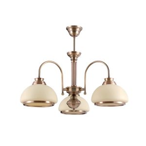 ELMARK KRISTA CSILLÁR BRONZ ÉS BÉZS 3xE27