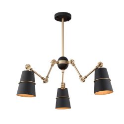 ELMARK SPIDER CSILLÁR FEKETE ÉS ARANY 3xE27