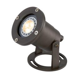   ELMARK GRF KÜLTÉRI TALAJBA ÉPÍTHETŐ LÁMPATEST BRONZ 1xGU5.3