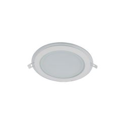   ELMARK süllyesztett kerek, üveg LED panel 18W IP40 2700K, 1440lm, D200mm