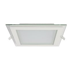   ELMARK süllyesztett üveg LED panel 18W IP40 4000K, 1440lm 200x200mm