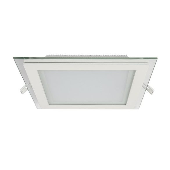 ELMARK süllyesztett üveg LED panel 18W IP40 4000K, 1440lm 200x200mm
