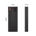 EMOS Powerbank NTBF30, 27 000 mAh, 100 W PD, fekete B0561B