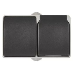 EMOS Aljzat és váltókapcsoló IP44 SCHUKO A1396.2