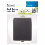 EMOS Csengő nyomógom 1/0 IP54 A1399