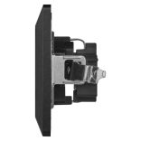 EMOS Csatalakozó aljzat SCHUKO, antracit A6002.2