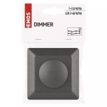 Triac 6. sz. fényerő-szabályozó szabályozható LED-izzókhoz, antracit A6003.1