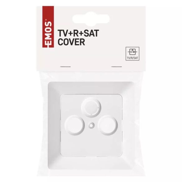 TV+R+SAT Csatlakozó aljzat burkolat A6004.3
