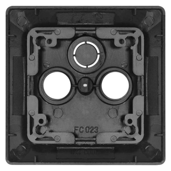 TV+R+SAT Csatlakozó aljzat burkolat, antracit A6004.8