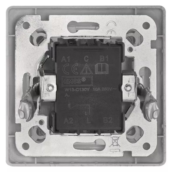EMOS Nyomógomb 1/0 - csengő A6100.4