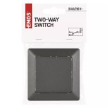 EMOS Váltókapcsoló, antracit A6100.5