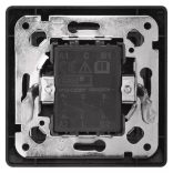 EMOS dupla váltókapcsoló, antracit A6100.8