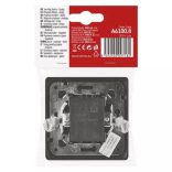 EMOS dupla váltókapcsoló, antracit A6100.8