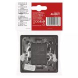 EMOS Nyomógomb 1/0 - csengő, antracit A6100.9