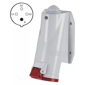 SCAME ipari falon kívüli aljzat 4p 16a/400v IP44 A6210