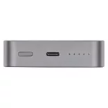 EMOS Powerbank WI 1046, 10 000 mAh, 20 W+Wireless magsafe, szürke, B0551GY