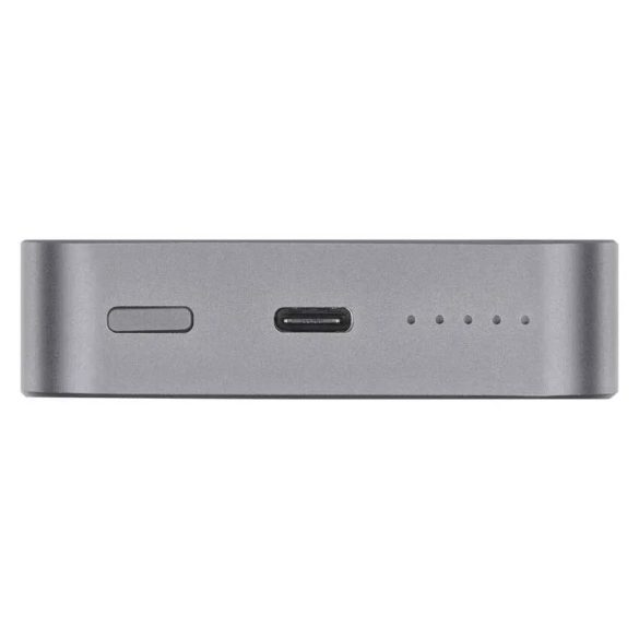 EMOS Powerbank WI 1046, 10 000 mAh, 20 W+Wireless magsafe, szürke, B0551GY