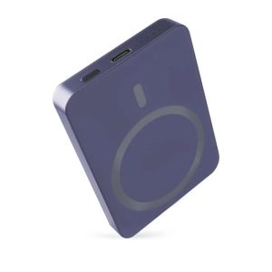 EMOS Powerbank WI 522, 5 000 mAh, 20 W+Wireless, magsafe, kék B0555BL