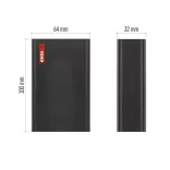 EMOS Powerbank NTBF20, 20 000 mAh, 65 W PD, fekete B0560B