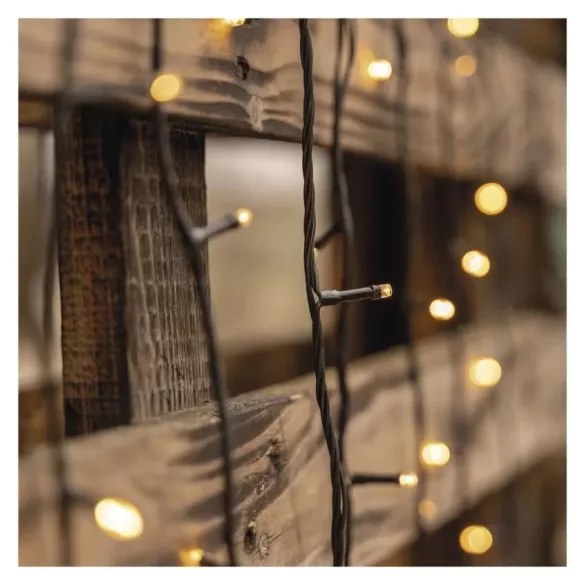 EMOS LED sorolható karácsonyi füzér, 5 m, kültéri és beltéri, meleg fehér D1AW02