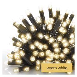   Profi LED sorolható füzér, fekete, 5 m, kültéri és beltéri, meleg fehér ZY2007