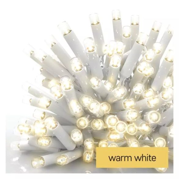 Profi LED sorolható füzér, fehér, 10 m, kültéri és beltéri, meleg fehér D2AW04
