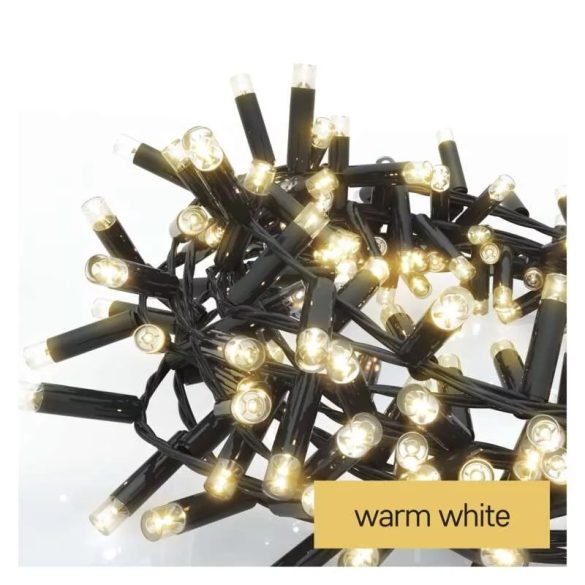 Profi LED sorolható füzér,fekete-süni,3m,kültéri és beltéri,meleg fehér ZY2303