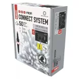 Profi LED sorolható füzér, fehér – jégcsapok, 3 m, kültéri, hideg fehér D2CC02