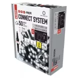 Profi LED sorolható füzér, villogó – jégcsapok, 3 m, kültéri, hideg fehér D2CC03