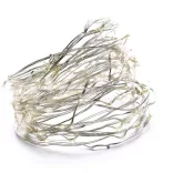 LED nano fényfüzér,ezüst,10m,kültéri és beltéri,hideg fehér ZY1427T / D3AC01