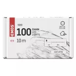 LED nano fényfüzér,ezüst,10m,kültéri és beltéri,hideg fehér ZY1427T / D3AC01