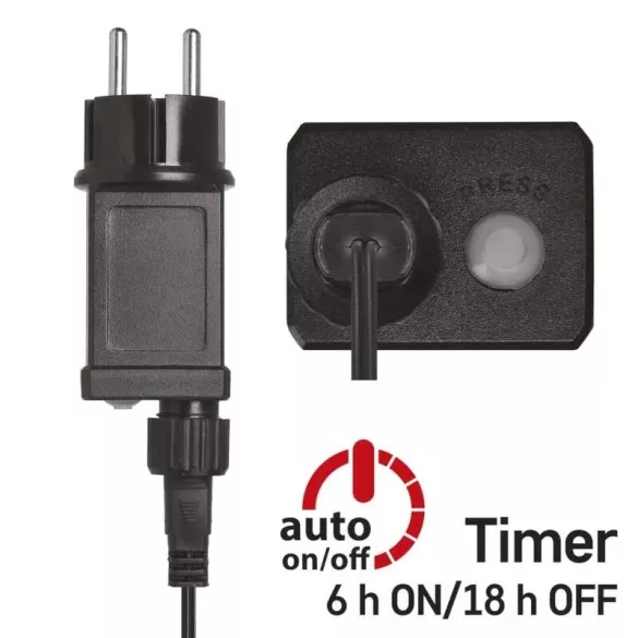 LED nano fényfüzér, zöld,4 m, kültéri és beltéri, hideg fehér ZY1912T / D3AC03