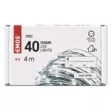 LED nano fényfüzér, zöld,4 m, kültéri és beltéri, hideg fehér ZY1912T / D3AC03