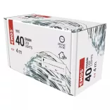 LED nano fényfüzér, zöld,4 m, kültéri és beltéri, hideg fehér ZY1912T / D3AC03