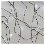 LED karácsonyi nano fényfüzér,zöld,7,5m,kültéri és beltéri,hideg fehér ZY1913T