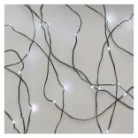 LED nano fényfüzér, zöld, 15m,kültéri és beltéri, hideg fehér ZY1914T / D3AC05