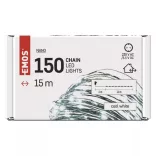 LED nano fényfüzér, zöld, 15m,kültéri és beltéri, hideg fehér ZY1914T / D3AC05