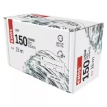 LED nano fényfüzér, zöld, 15m,kültéri és beltéri, hideg fehér ZY1914T / D3AC05