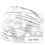 LED karácsonyi nano fényfüzér, 1,9 m, 2x AA, beltéri,hideg fehér, időzítő ZY1950