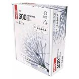 LED fényfüzér – fürtök, nano, 5,2 m, beltérre, hideg fehér, időzítő D3AC09