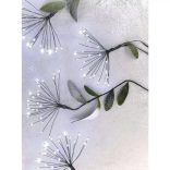 LED fényfüzér – fürtök, nano, 5,2 m, beltérre, hideg fehér, időzítő D3AC09