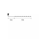 LED nano fényfüzér, zöld, 4 m, kültéri és beltéri, többszínű, ZY1918T / D3AM01