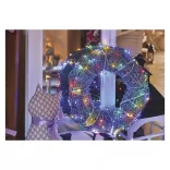 LED karácsonyi nano fényfüzér, zöld, 7,5 m, kültéri és beltéri,többszínű ZY1919T