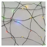 LED karácsonyi nano fényfüzér, zöld, 15 m, kültéri és beltéri,többszínű ZY1920T