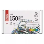 LED karácsonyi nano fényfüzér, zöld, 15 m, kültéri és beltéri,többszínű ZY1920T