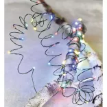 LED karácsonyi nano fényfüzér, zöld, 15 m, kültéri és beltéri,többszínű ZY1920T