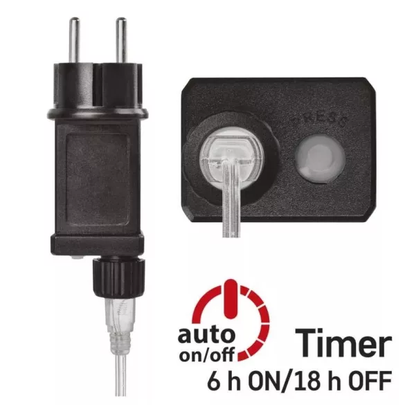 LED karácsonyi nano fényfüzér, réz, 4 m, kültéri és beltéri, meleg fehér ZY1910T