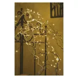 EMOS LED kar.nano fényfüzér,réz,10 m,kültéri-beltéri,meleg fehér, időzítő D3AW02