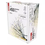 LED fényfüzér – fürtök, nano, 8 m, beltéri, meleg fehér, időzítő D3AW11