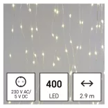 LED karácsonyi drop fényfüggöny, 2,9 x 2 m,kül- és beltéri,warm white,D3CW04